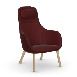 VITRA fauteuil HAL LOUNGE CHAIR en tissu Dumet