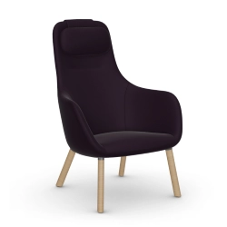 VITRA fauteuil HAL LOUNGE CHAIR en tissu Dumet