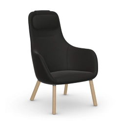 VITRA fauteuil HAL LOUNGE CHAIR en tissu Dumet