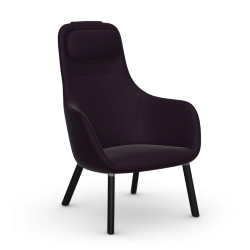 VITRA fauteuil HAL LOUNGE CHAIR en tissu Dumet