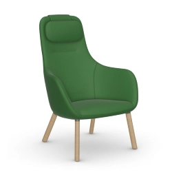 VITRA fauteuil HAL LOUNGE CHAIR en tissu Volo