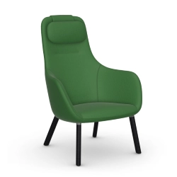 VITRA fauteuil HAL LOUNGE CHAIR en tissu Volo