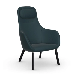 VITRA fauteuil HAL LOUNGE CHAIR en tissu Volo