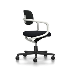 VITRA chaise de bureau ALLSTAR avec accoudoirs blancs