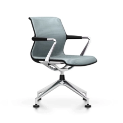 VITRA chaise de bureau avec base à 4 branches UNIX CHAIR DIAMOND MESH