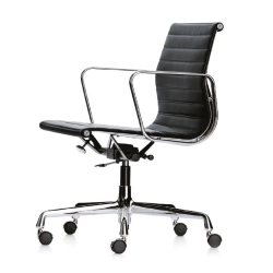VITRA chaise de bureau avec dossier mi-haut ALUMINIUM CHAIR EA 117