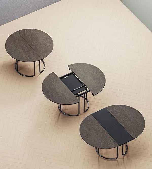 ALMA DESIGN table ronde extensible SCALA Ø 120 cm