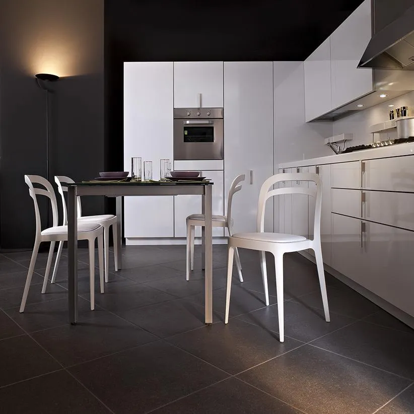 ALMA DESIGN set de 4 chaises avec coussin JULIE