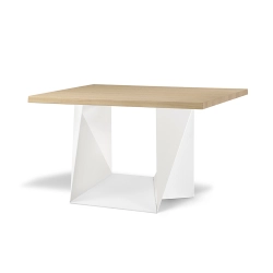 ALMA DESIGN table avec la base blanche CLINT