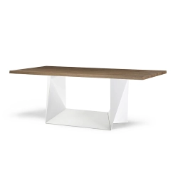 ALMA DESIGN table avec la base blanche CLINT