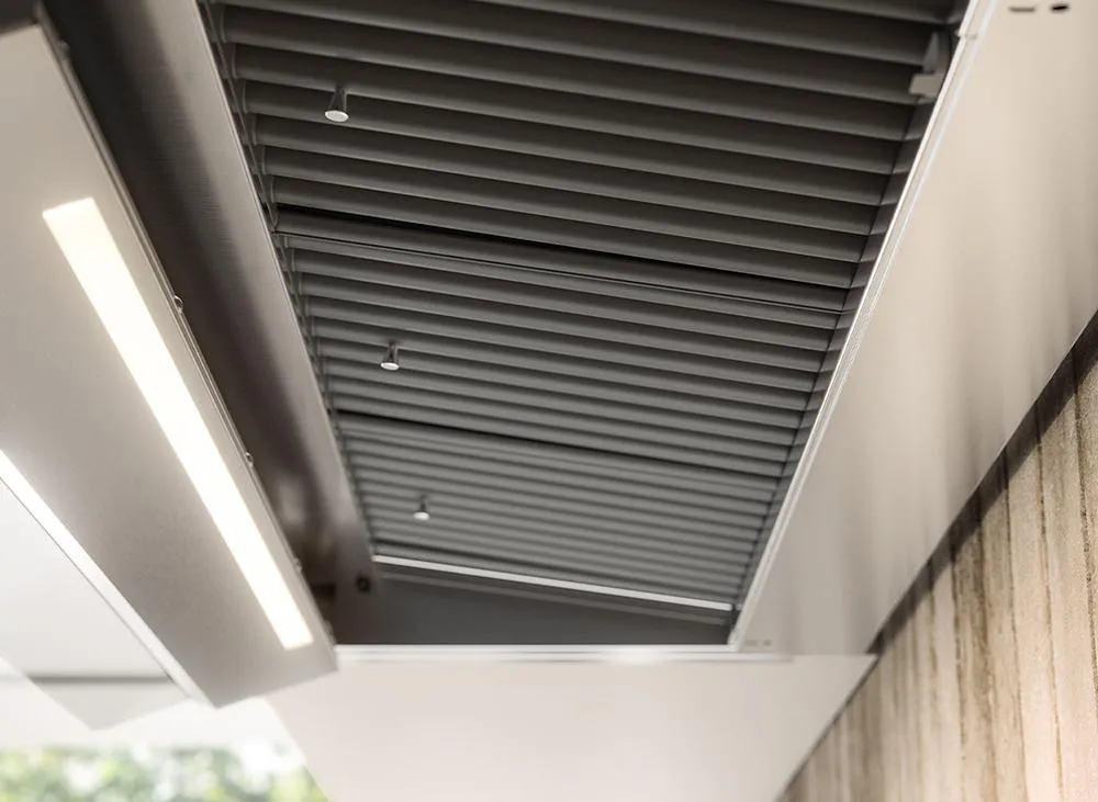 FALMEC hotte encastrable built-in VIRGOLA NO-DROP COMFORT pour le plan à induction