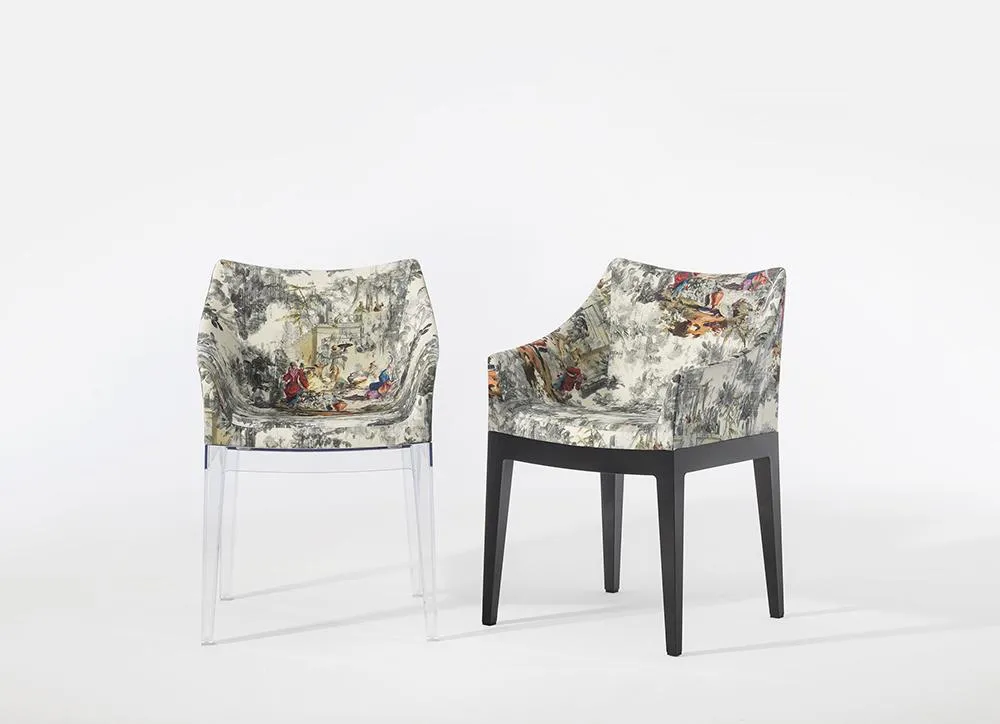 KARTELL fauteuil MADAME tissu RUBELLI
