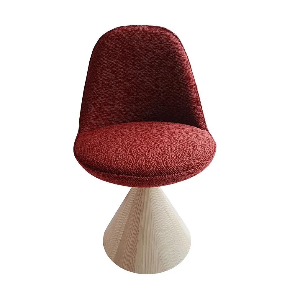 PORRO chaise avec base conique pivotante ROMBY