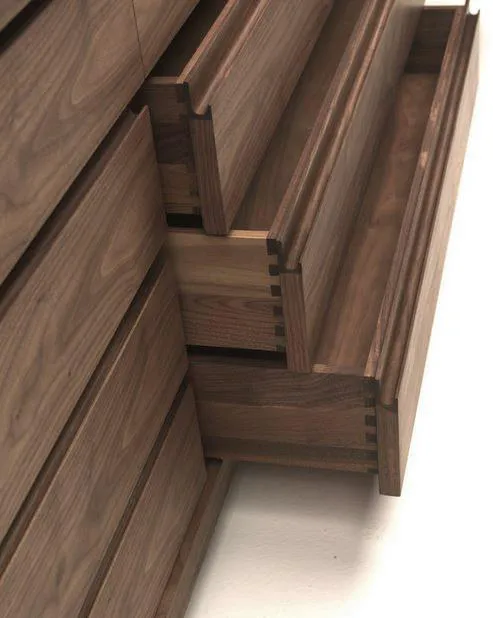 RIVA 1920 buffet 2 portes avec faux tiroirs et 4 tiroirs KYOTO 1.1