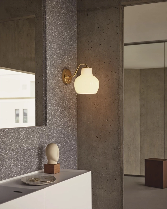 LOUIS POULSEN lampe murale applique VL RING CROWN WALL