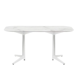 KARTELL table MULTIPLO XL avec plateau rectangulaire 158x90 cm