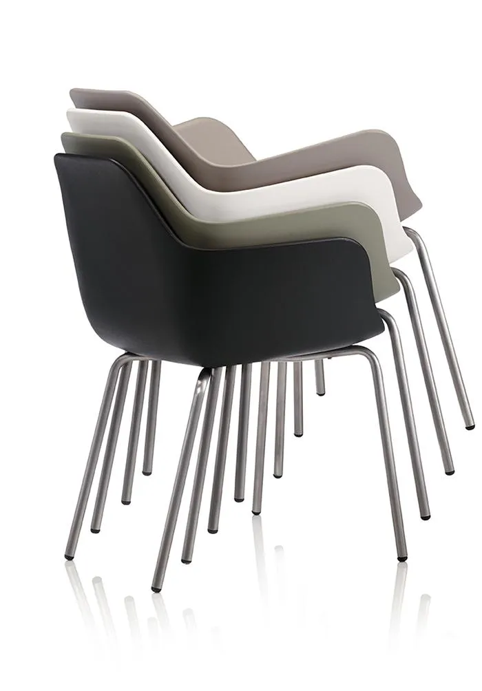 ALMA DESIGN set de 2 fauteuils Y ARMCHAIR 2090