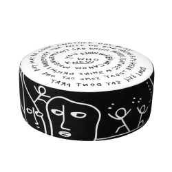 QEEBOO pouf DAWN Shantell Martin Collection