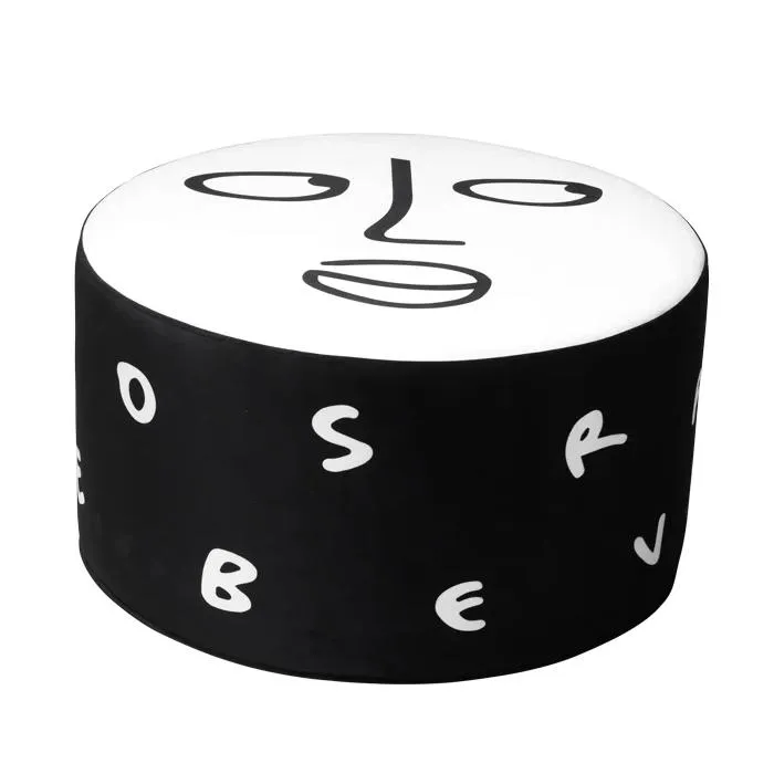 QEEBOO pouf SUNLIT STORY Shantell Martin Collection