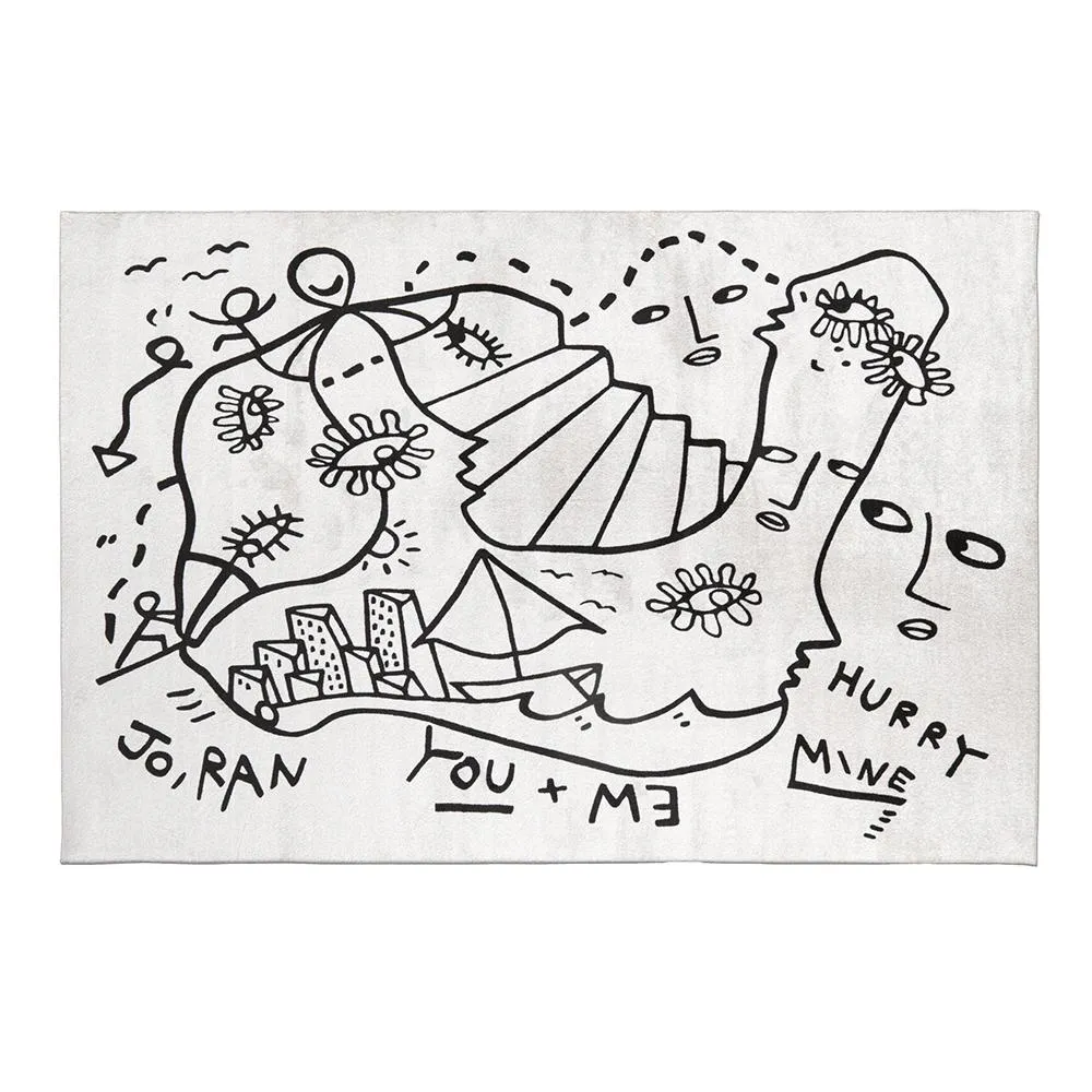 QEEBOO tapis rectangulaire DREAM DIMENSION Shantell Martin Collection