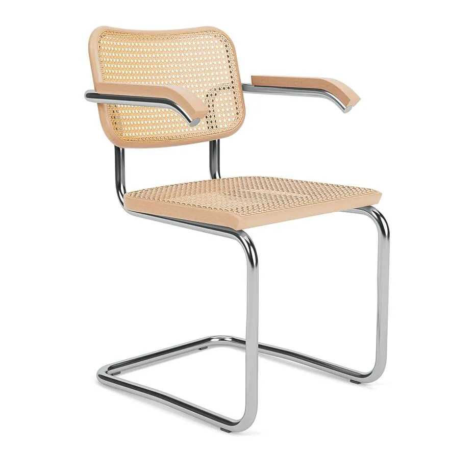 KNOLL chaise avec accoudoirs CESCA by Marcel Breuer
