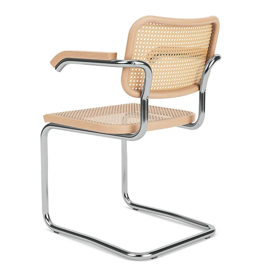 KNOLL chaise avec accoudoirs CESCA by Marcel Breuer