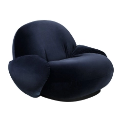 GUBI fauteuil avec accoudoirs PACHA LOUNGE CHAIR