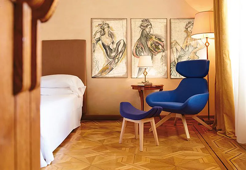 ALMA DESIGN fauteuil X 2BIG avec structure en frêne teinté noyer