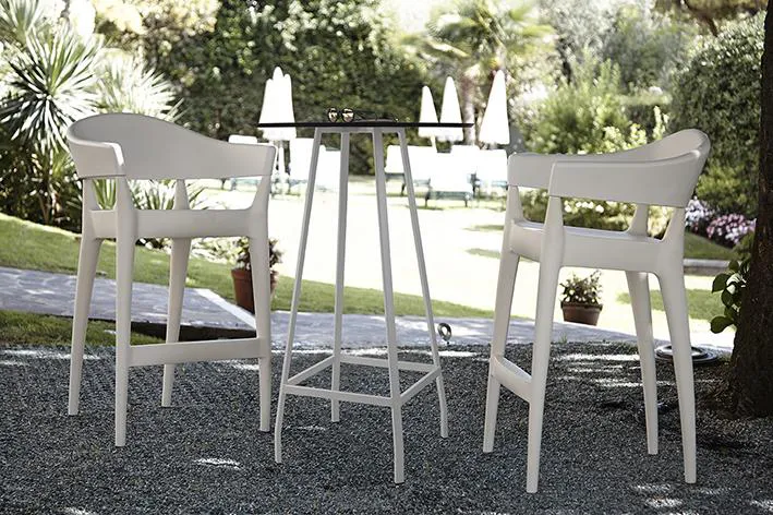 ALMA DESIGN set de 2 tabourets pour l'extérieur JO STOOL