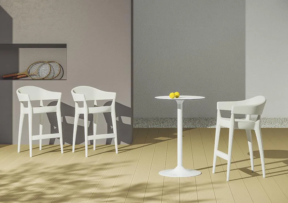 ALMA DESIGN set de 2 tabourets pour l'extérieur JO STOOL