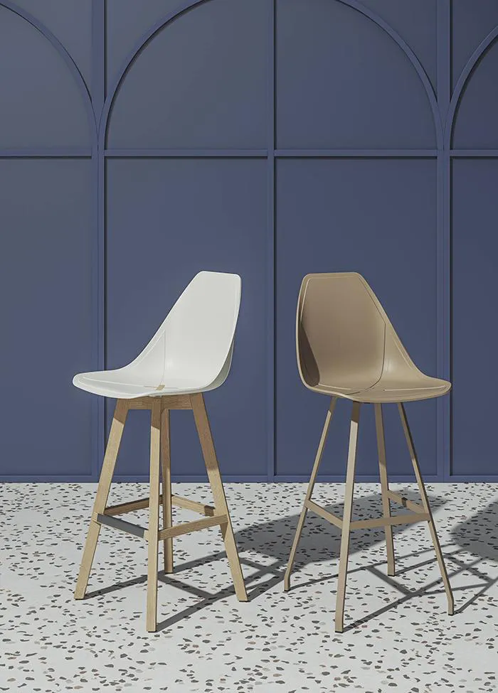 ALMA DESIGN set de 2 tabourets X STOOL 4065 H 65 cm