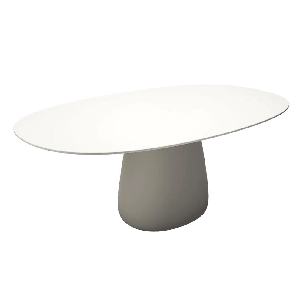 QEEBOO table pour l'extérieur COBBLE avec le plateau en HPL 190 cm