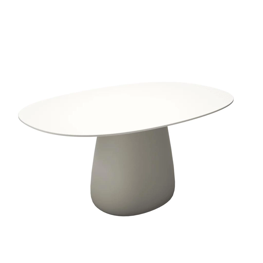 QEEBOO table pour l'extérieur COBBLE avec le plateau en HPL 160 cm
