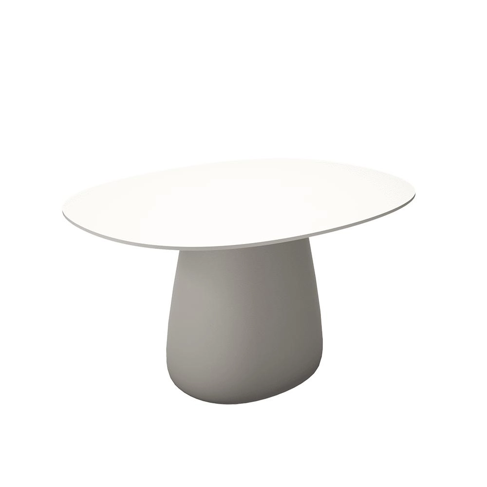 QEEBOO table pour l'extérieur COBBLE avec le plateau en HPL 135 cm