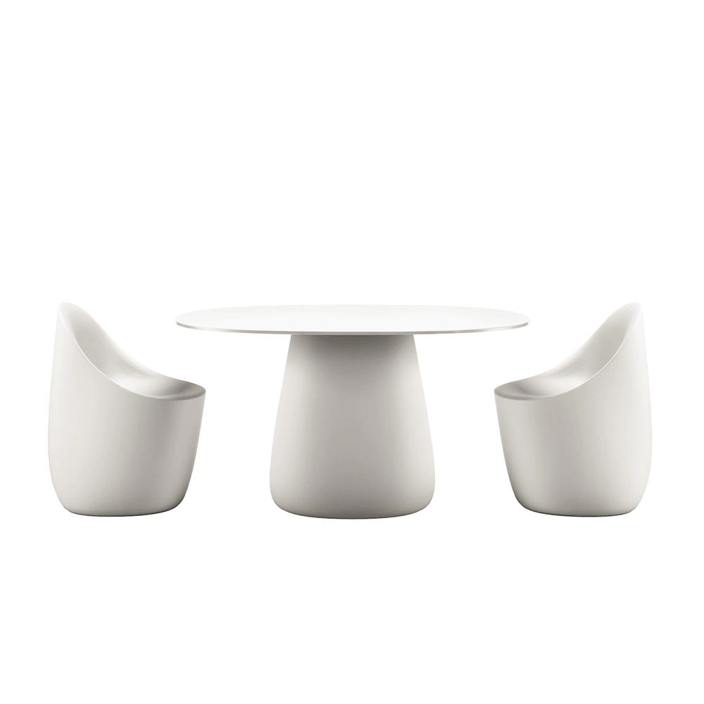 QEEBOO table pour l'extérieur COBBLE avec le plateau en HPL 135 cm