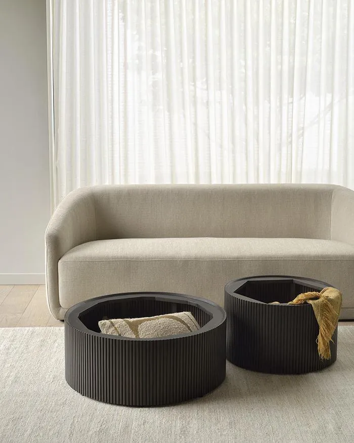 ETHNICRAFT table basse avec rangement ROLLER MAX