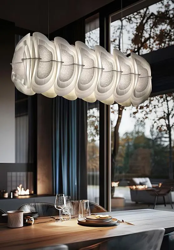 SLAMP lampe à suspension FIORDLYS LINEAR