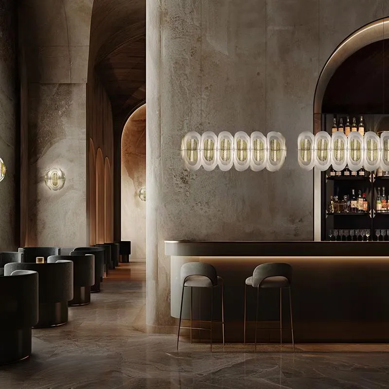 SLAMP lampe à suspension FIORDLYS LINEAR