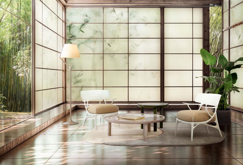 KARTELL table basse K-TOP Ø 60 x H 50 cm