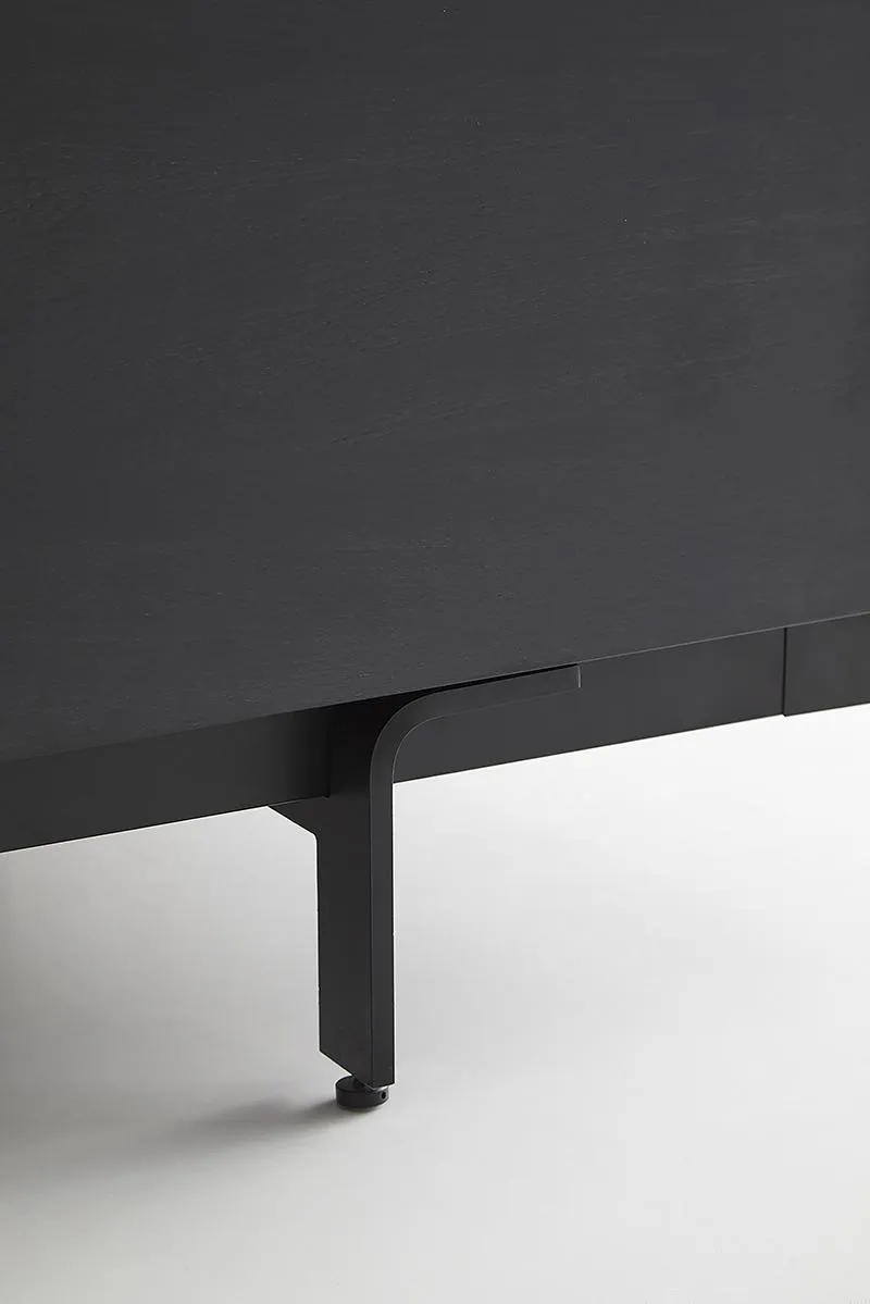 PUNT MOBLES buffet meuble STOCKHOLM avec 4 portes STH401 avec la base H 29 cm