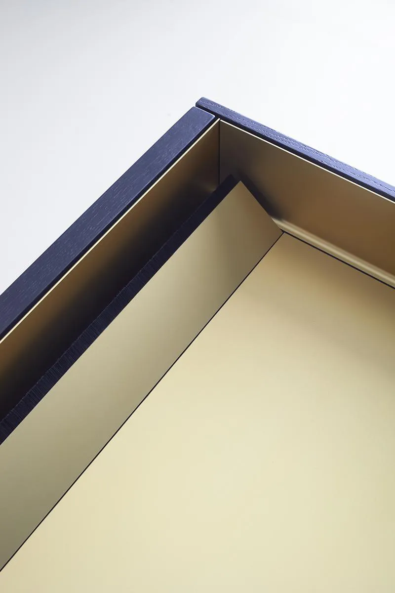 PUNT MOBLES buffet meuble STOCKHOLM avec 4 portes STH403 avec la base H 6 cm