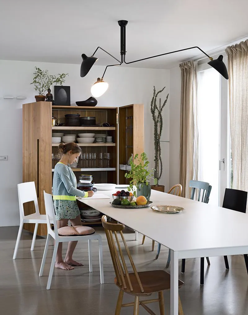 KRISTALIA table extensible à rallonge pour l'extérieur THIN-K ALUMINIUM