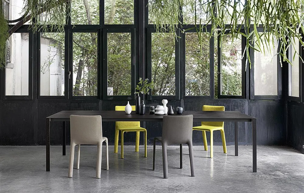 KRISTALIA table extensible à rallonge pour l'extérieur THIN-K ALUMINIUM