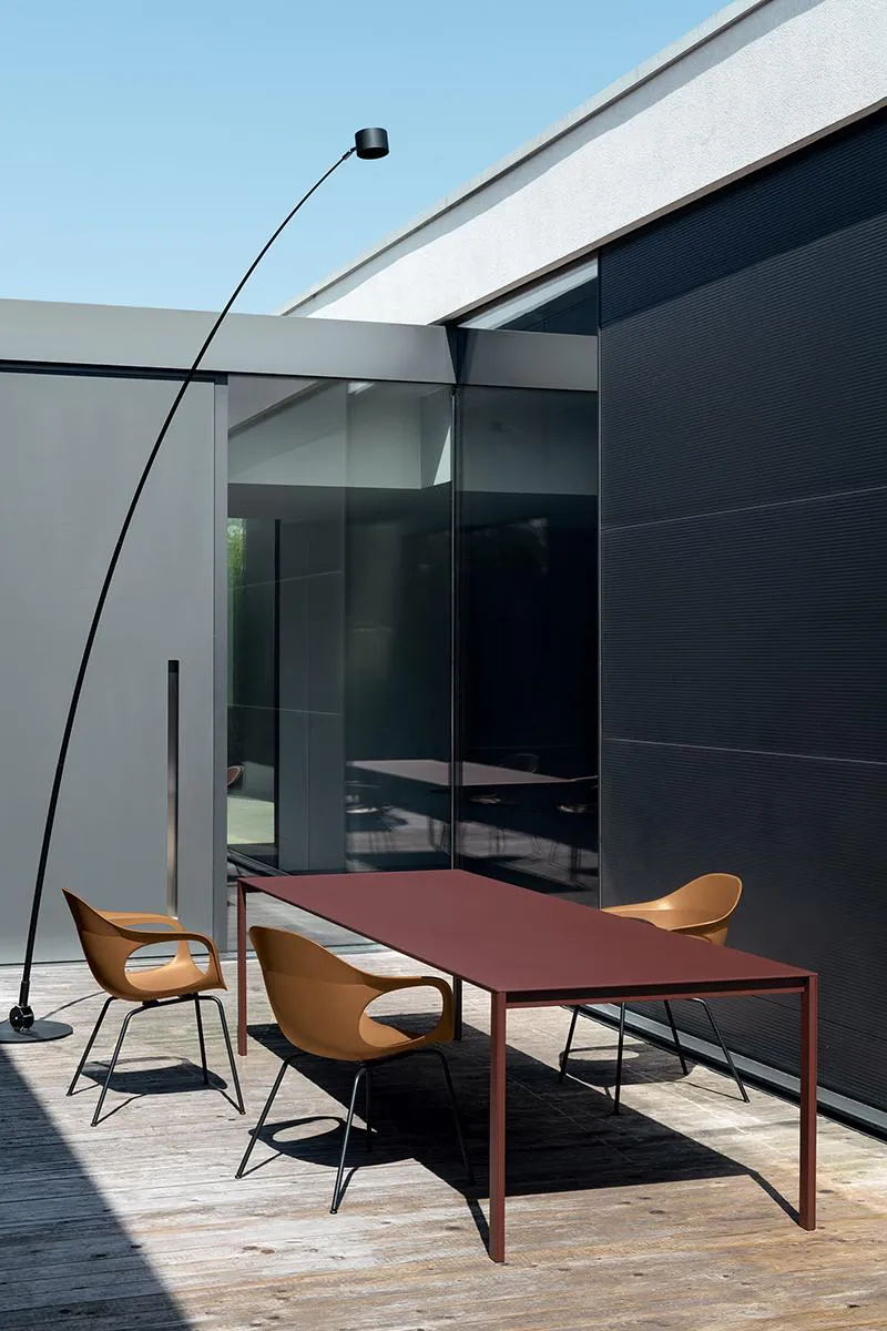 KRISTALIA table extensible à rallonge pour l'extérieur THIN-K ALUMINIUM