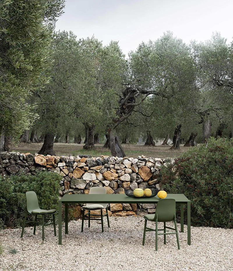 KRISTALIA table extensible à rallonge pour l'extérieur THIN-K ALUMINIUM