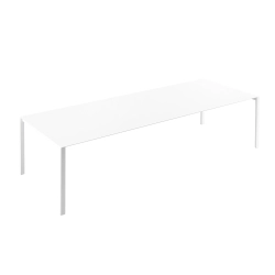 KRISTALIA table extensible à rallonge pour l'extérieur THIN-K ALUMINIUM