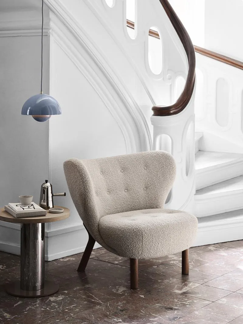 &TRADITION fauteuil et pouf LITTLE PETRA VB1 & ATD1