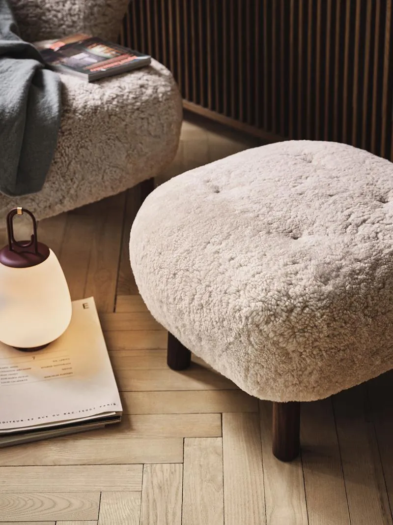 &TRADITION fauteuil et pouf LITTLE PETRA VB1 & ATD1