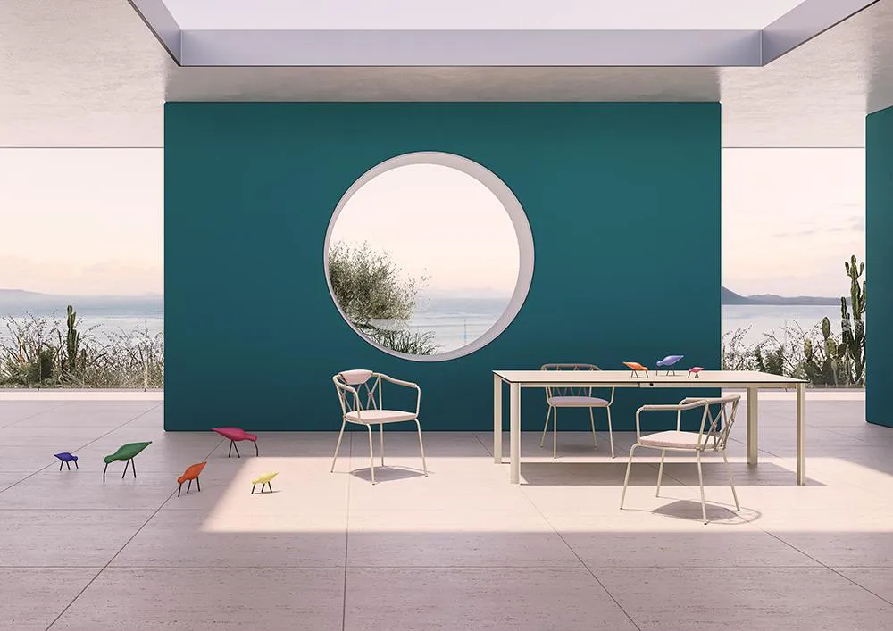 ALMA DESIGN table d'extérieur RORI 160/250x90 cm