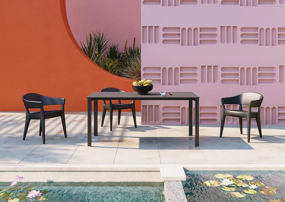ALMA DESIGN table d'extérieur RORI 250x90 cm